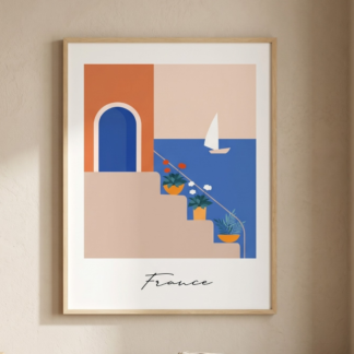 Marcal Cuadro canvas 40x50cm marco france