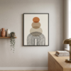 Marcal Cuadro canvas 40x50cm piramide circulos