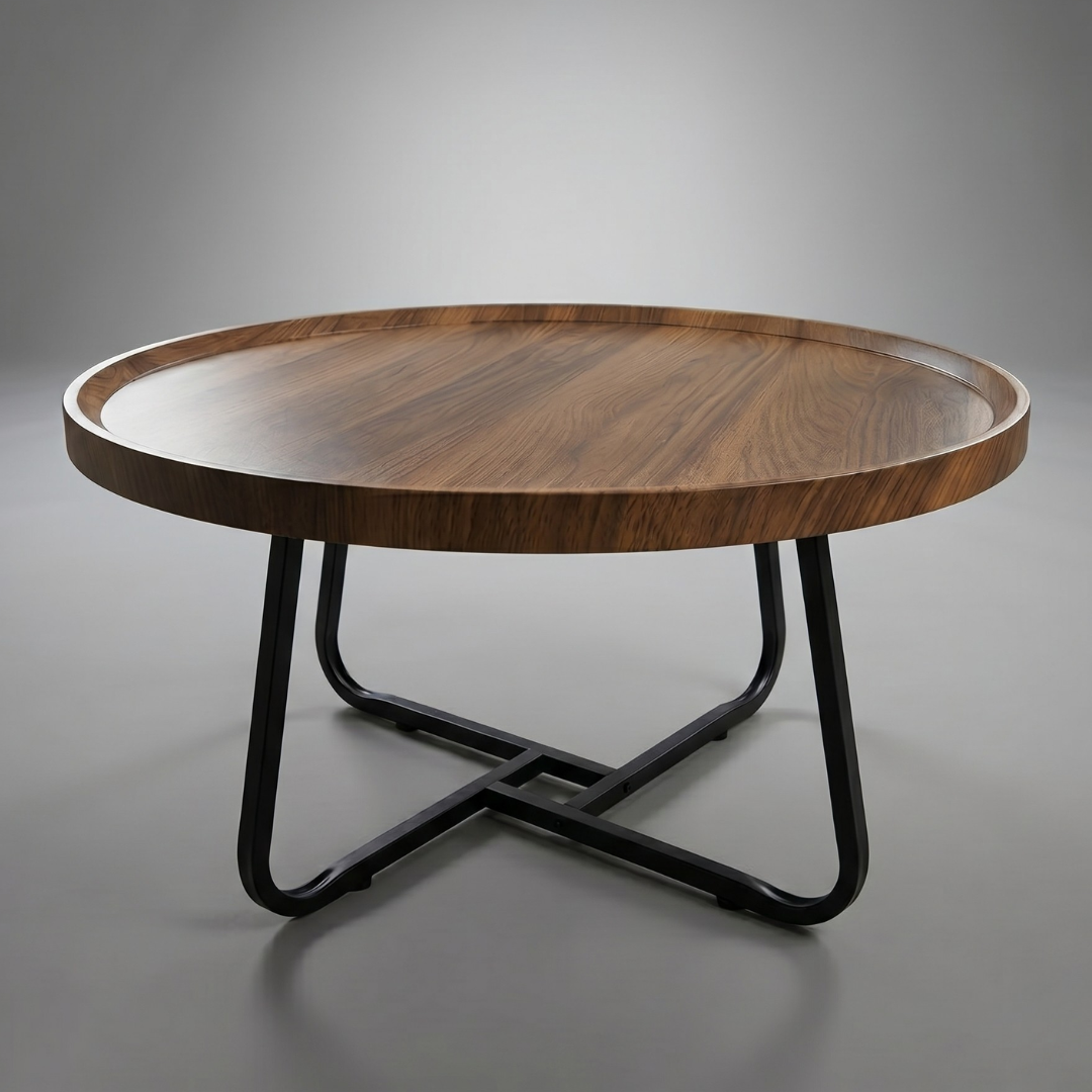 Mesa ratona 60x39cm mdf base metal - Image 2