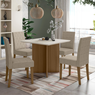 Juego de comedor Helo - 4 sillas