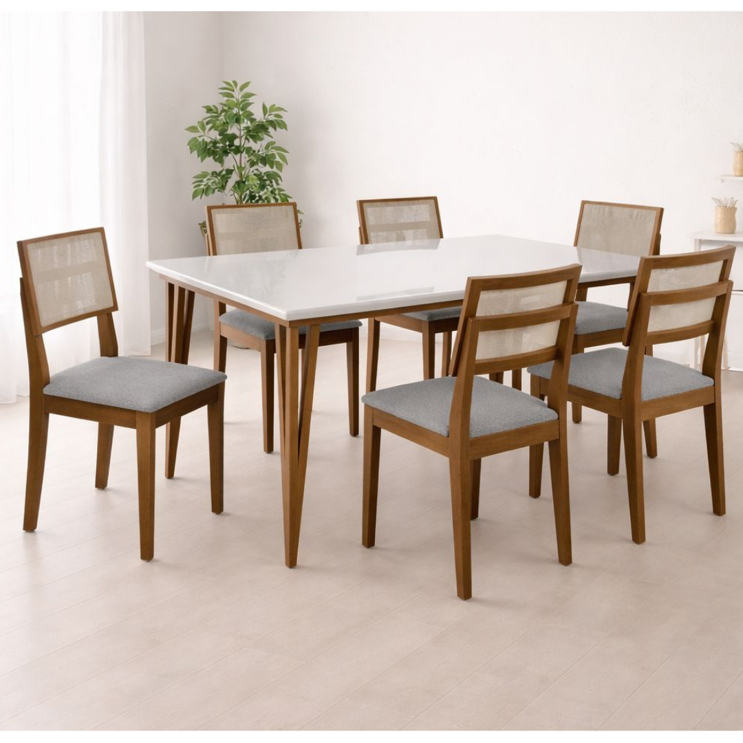 Juego de comedor Safira 6 sillas