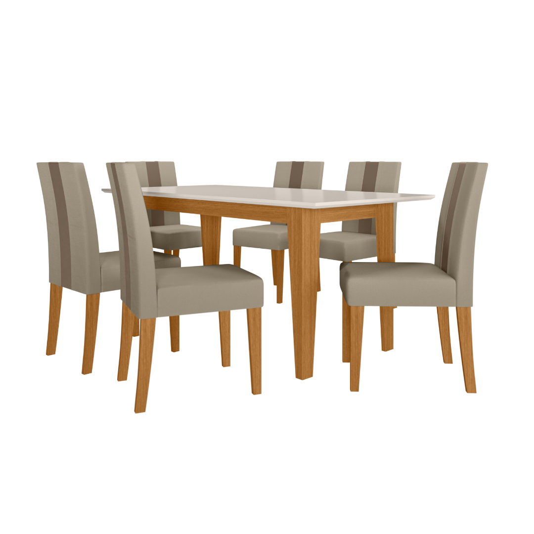 Juego de comedor Liz 6 sillas - Imagen 2