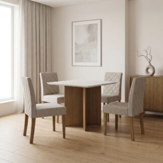 Juego de comedor Helo - 4 sillas