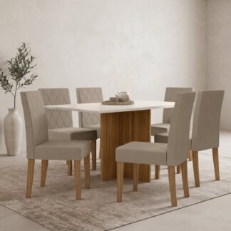 Juego de comedor Helo 6 sillas