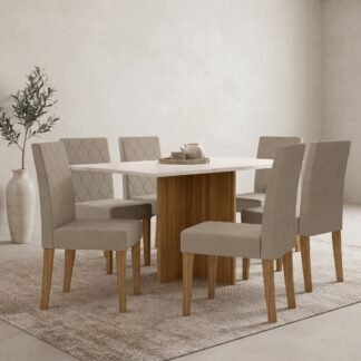 Juego de comedor Helo 6 sillas