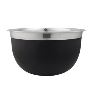 Bowl acero inox d29cm exterior negro mate