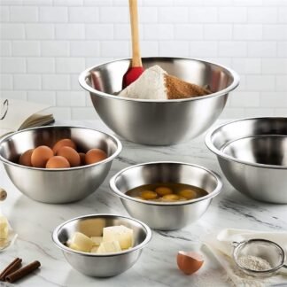 Deep mixing bowl d9x3.8cm acero mate