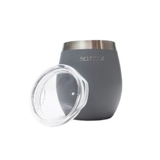Mate 240ml doble pared gris aqua