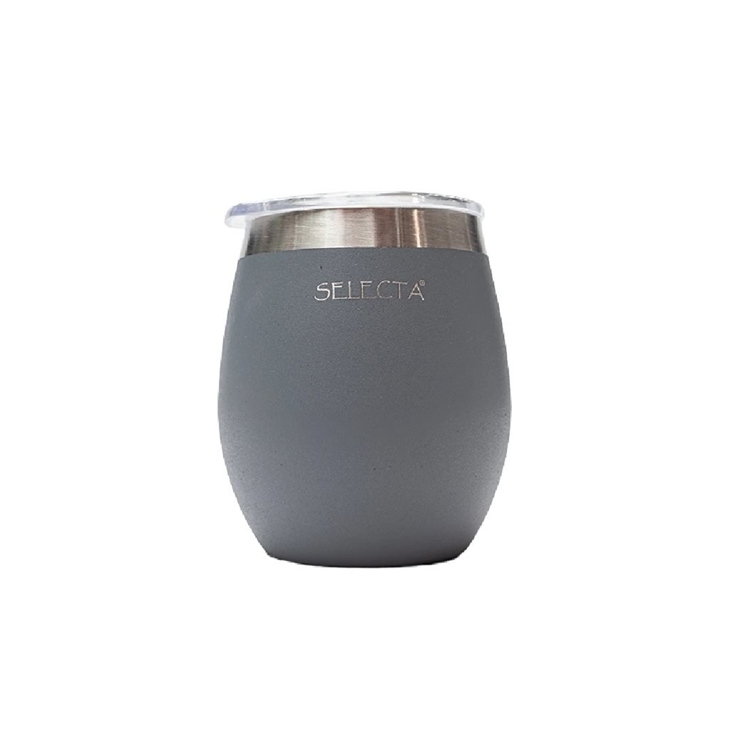 Mate 240ml doble pared gris aqua - Imagen 2