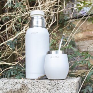Termo 750ml doble pared gris aqua