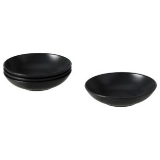 Bowl bajo ceramica d19cm ibiza negro