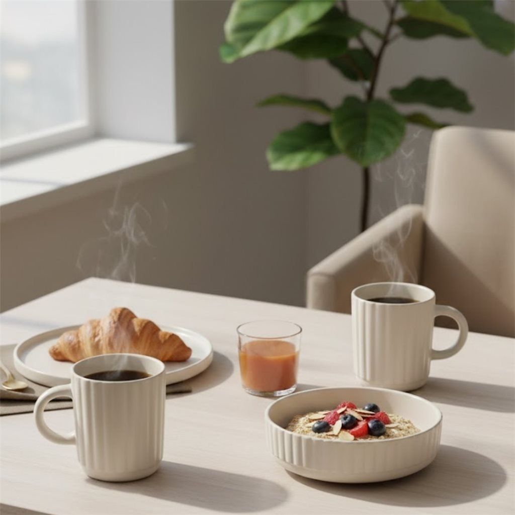 Bowl ceramica d15.5x7.5cm nimbo blanco
