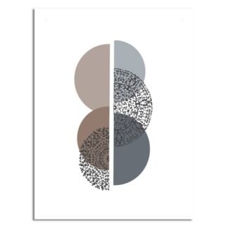 Cuadro canvas semiciruclos