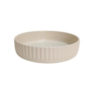 Plato hondo ceramica nimbo blanco