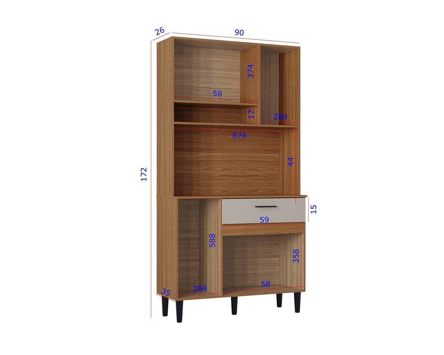 Kit Cocina Carol 6 Puertas - Imagen 4