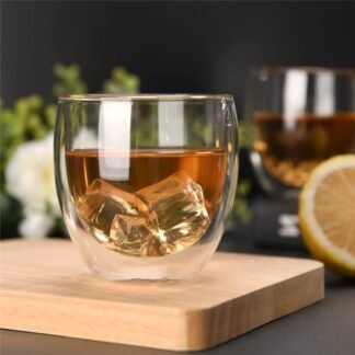 Set 2 vasos doble pared borosilicato varenna